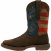 Durango Rebel by Vintage Flag Western Boot, DARK BROWN/VINTAGE FLAG, W, Size 11.5 DDB0328